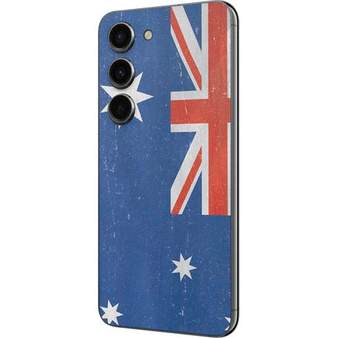 Australia Flag Distressed Galaxy S23 Skin